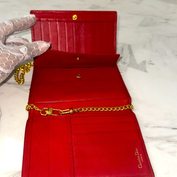 Authentic Christian Dior Trifold Quilted wallet - Picture 5 of 16
